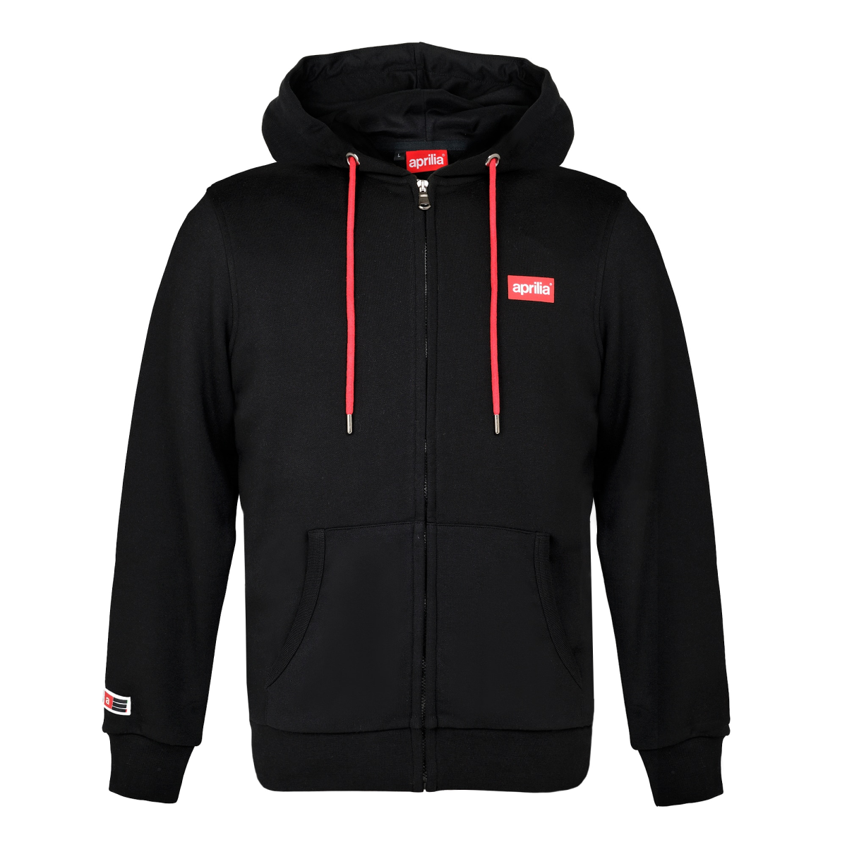 Aprilia Wide Hoodie Black | Motorcycle & Scooter Centre